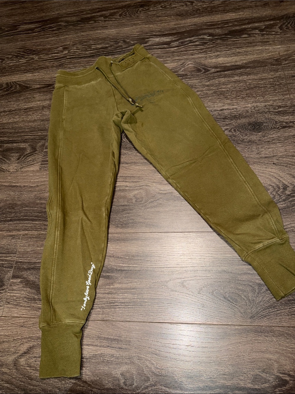 flag nor fail Olive Green Women's Jogger Leggings